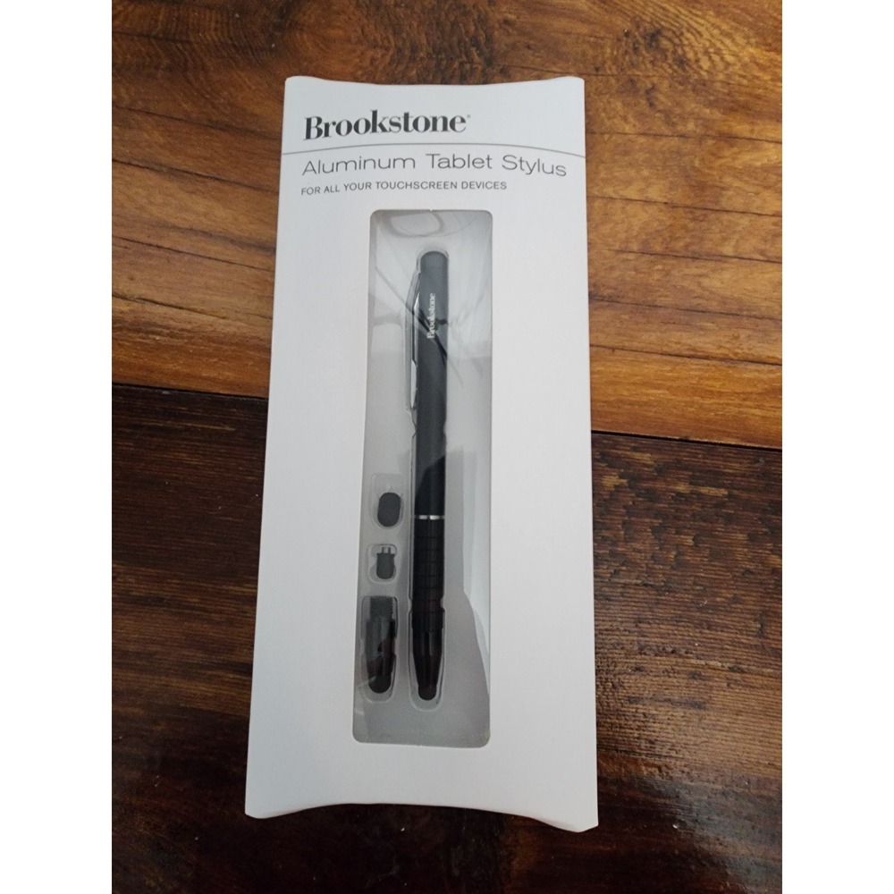 Brookstone Aluminum Tablet Stylus NEW